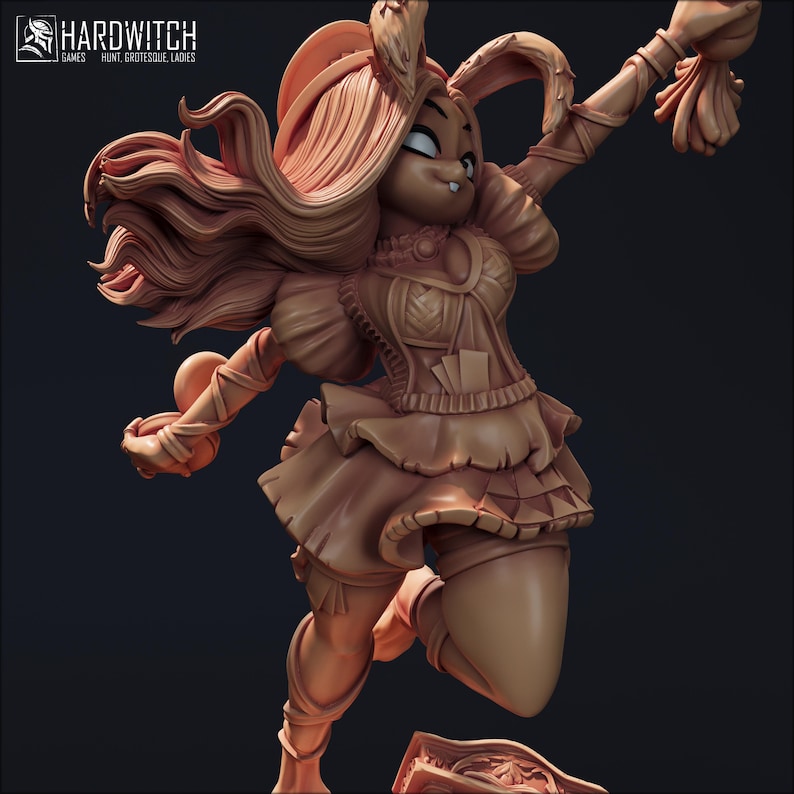Dnd | Pathfinder | TTRPG Sarah Tataki, Female Bunny/rabbit Armed With a ...