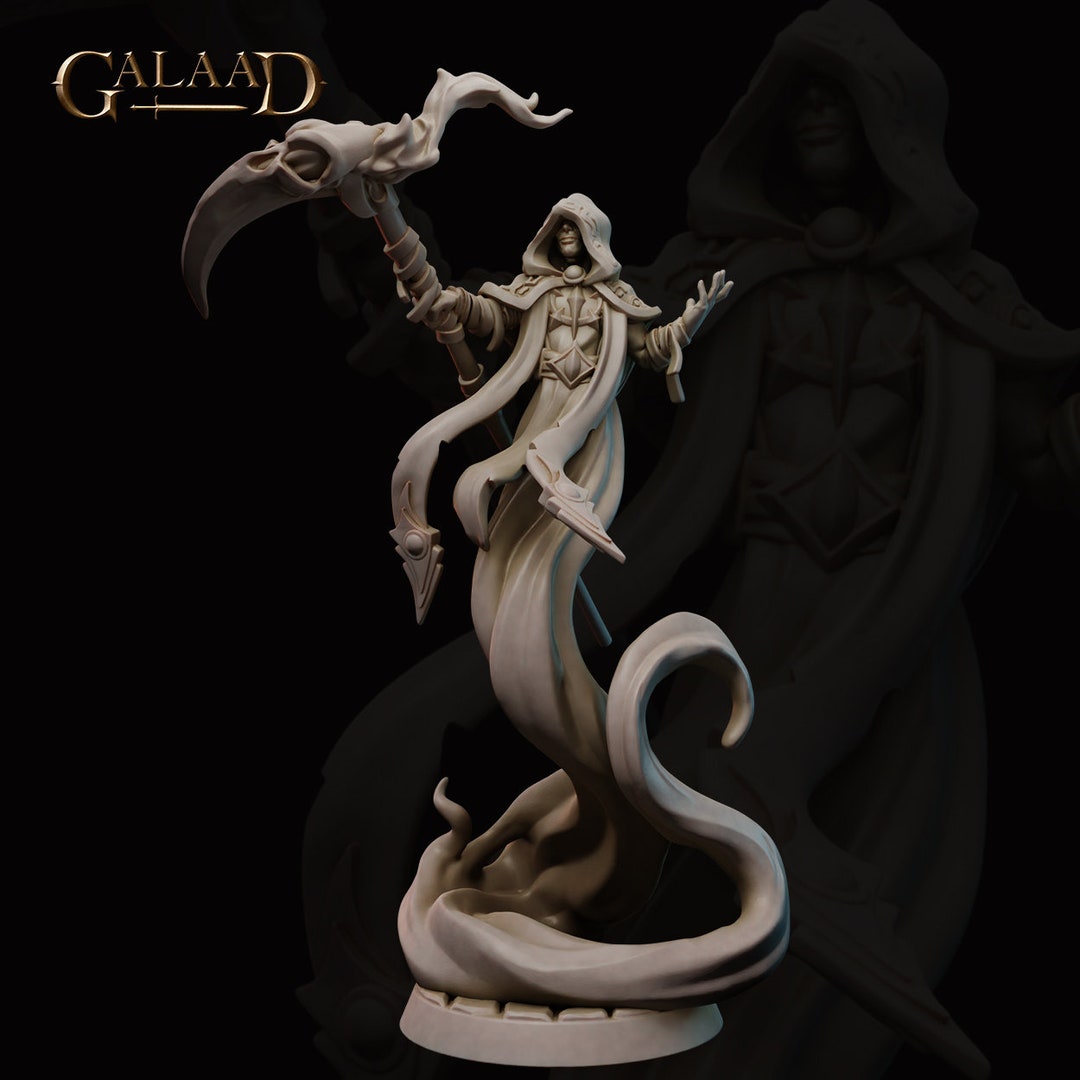 Dnd - Pathfinder - TTRPG Archmage Unpainted Miniature - Etsy