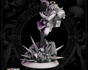 DnD | Pathfinder | TTRPG Althea Female Human Alchemist | Ranger | Fighter | Rogue Unpainted Miniature