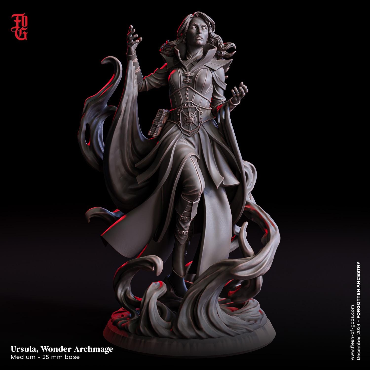 Dnd | Pathfinder | TTRPG Hero - Ursula, Wonder Archmage Female Human ...