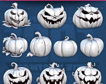 DnD Pumpkins Unpainted Miniature