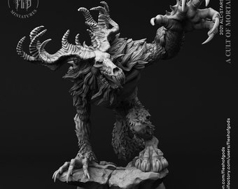 DnD Undead Demon/Devil | Wendigo Unpainted Miniature