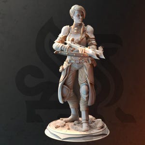 DnD | Pathfinder | TTRPG Elexana Female Human Fighter |  Ranger | Rogue Unpainted Miniature
