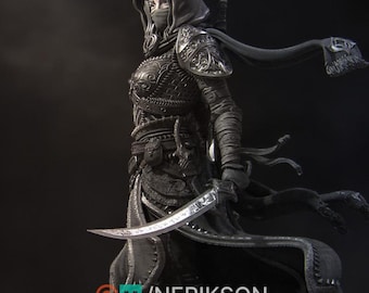 DnD - TTRPG - Pathfinder Artemisia the Unseen Blade Female Human Rogue | Fighter | Monk Unpainted Miniature
