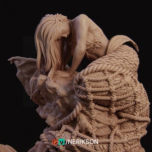 DnD - TTRPG - Pathfinder Female Mermaid | Requiem for a Dream Miniature Unpainted Miniature