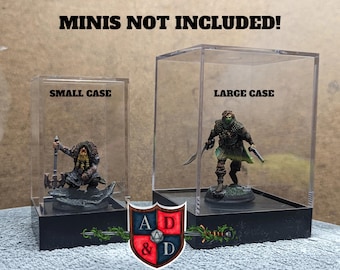 Miniature Display Case - 2 sizes ***MINIS NOT INCLUDED***