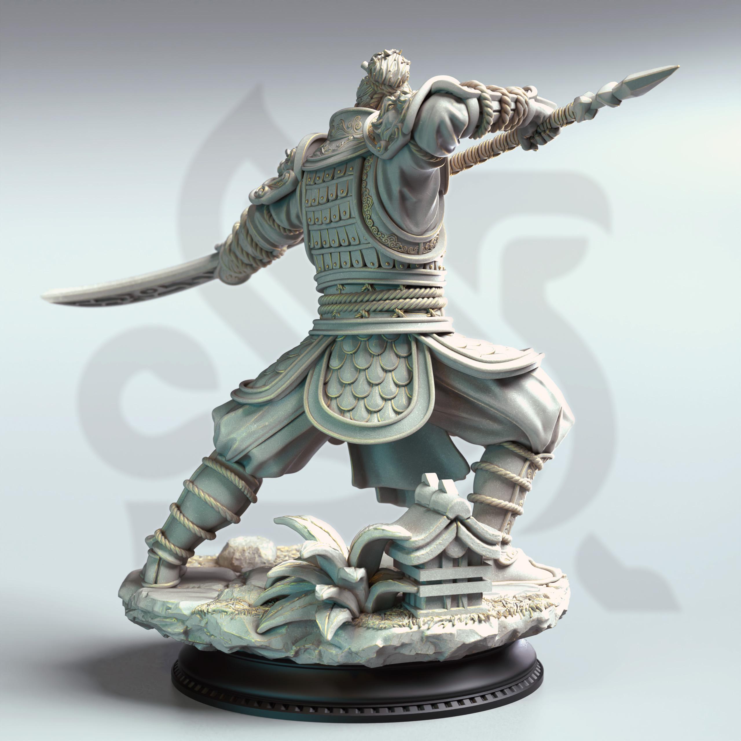 Pathfinder Human Commander Dnd | Pathfinder | TTRPG - Hu Shen - Commander From the East Male Human ...