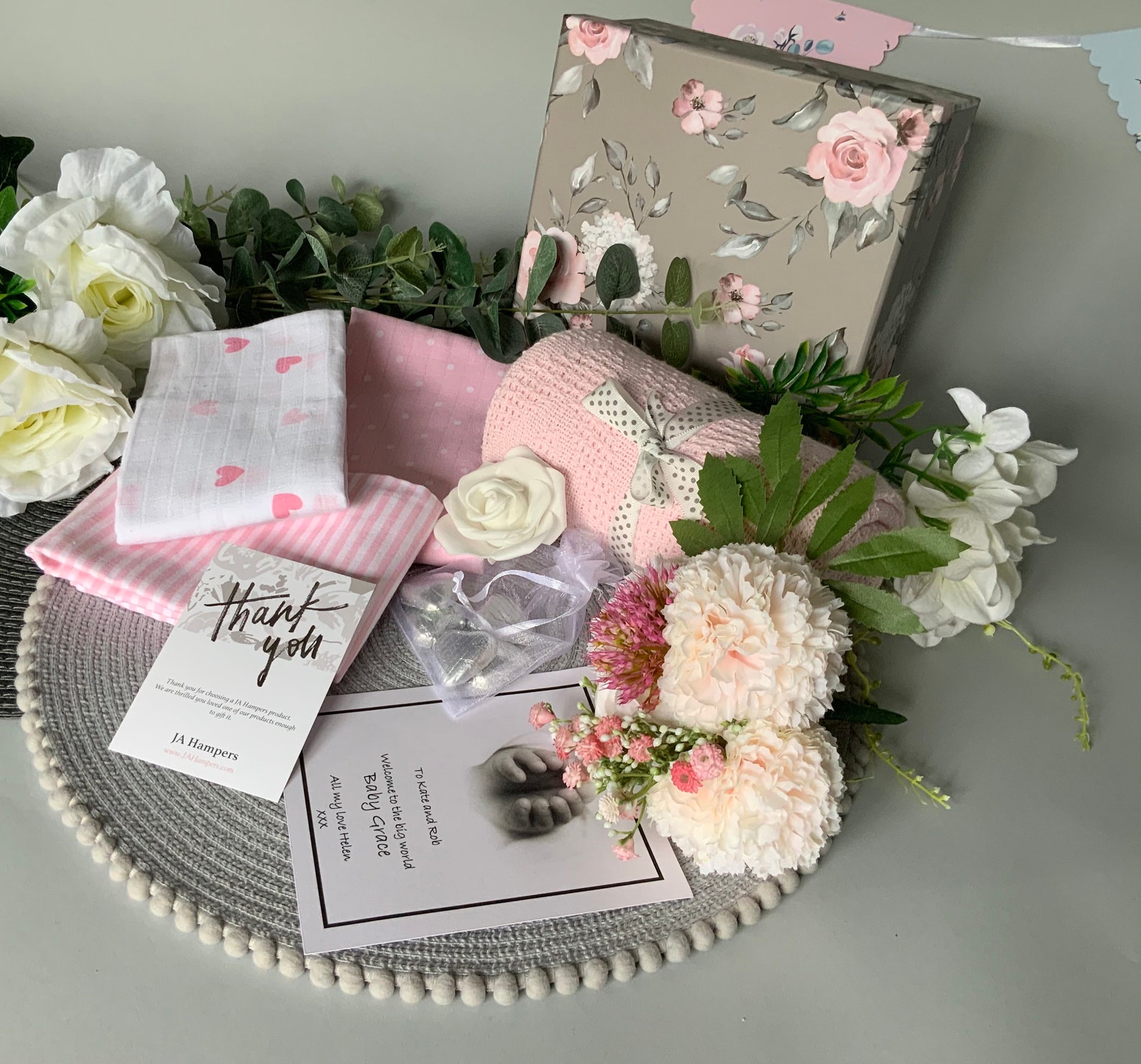 Nouveau bébé cadeau de bébé nouveaux parents fleurs de Etsy