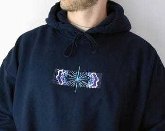 Sweat-shirt à capuche brodé d'étoiles polaires, astronomie, astrophysique, cadeau pour les amoureux de l'espace, céleste, système solaire, univers, dope design