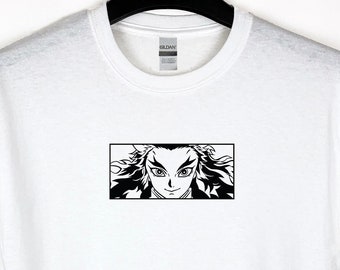 Demon slayer Kyojuro Rengoku Anime shirt Cool gift Anime art Dope design Set your heart Ablaze