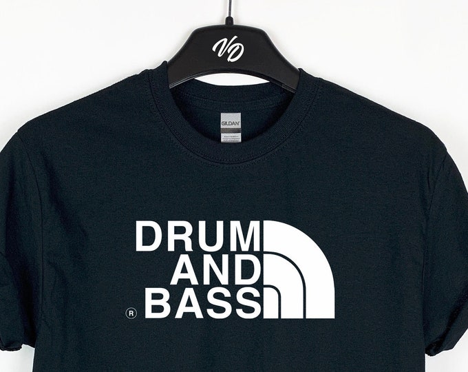 Drum and Bass Music genre Tshirt, Music fans, Mixing shirt, Rave outfit, Dj gift