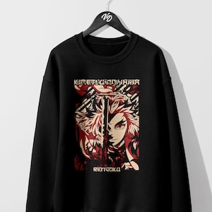 Kyojuro Rengoku Anime Sweatshirt Cool gift Anime art Dope design Set your heart Ablaze