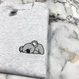 Coala tshirt, Embroidery Animal Shirt, Cute, Wildlife, Dope design, Cool gift