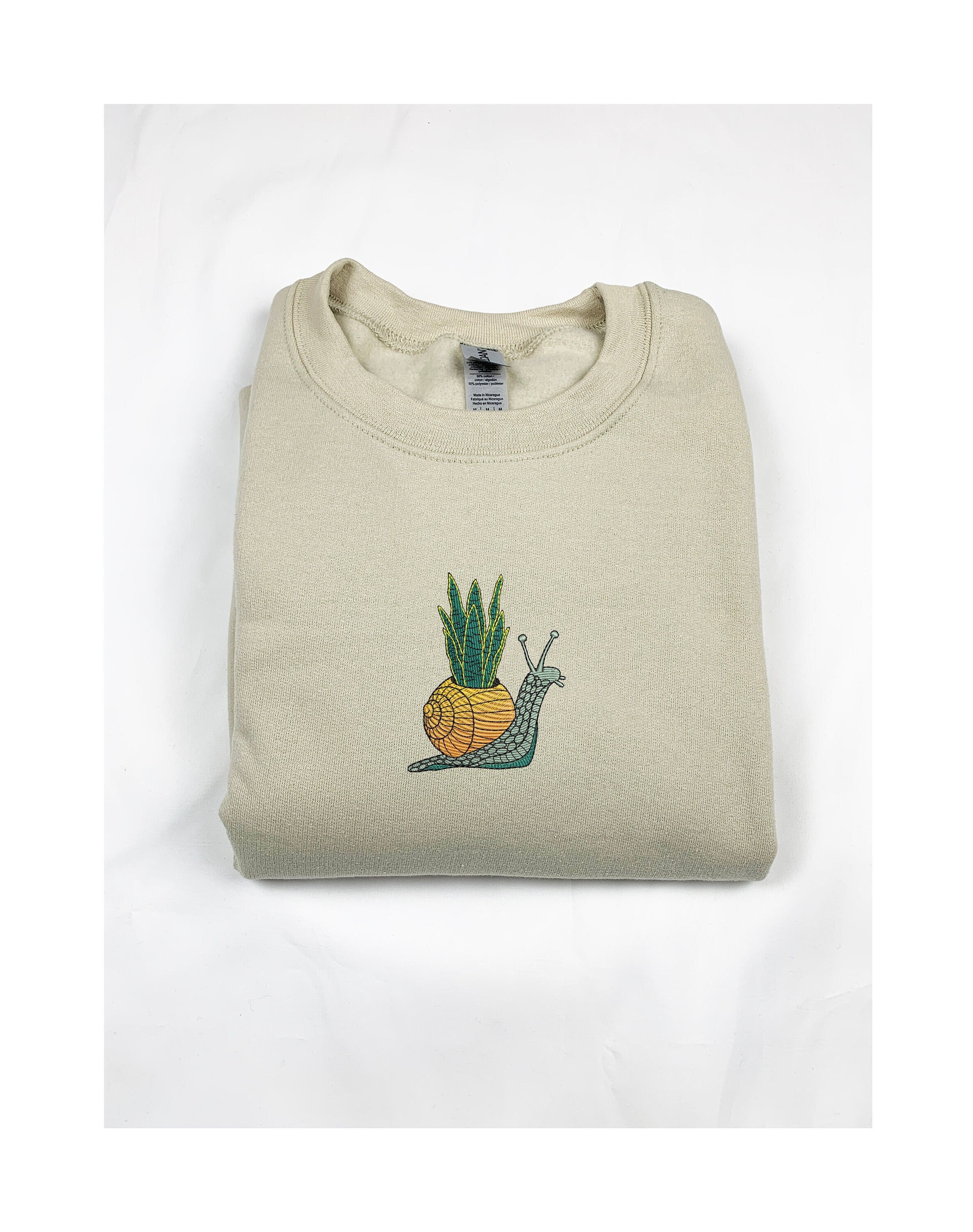 Babyhug Full Sleeves Sweatshirts Snail Graphics Embroidery - Mint Green main image 0