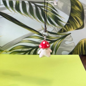 Mushroom Phone Charm