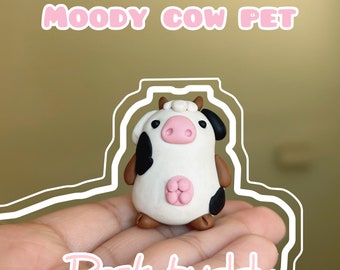 Moody Cow Desk Pet