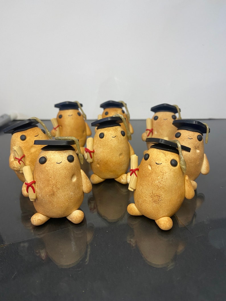 Graduation Potato Graduated Potato. Limited Editon. Pet Potato, Adopt a Potato. - Etsy UK