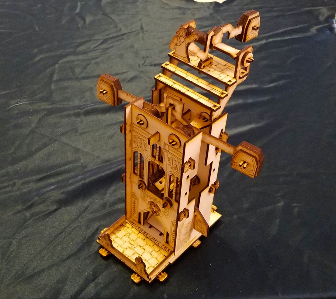 DWARF Dice Tower Swinging Hammers Baruk Etsy