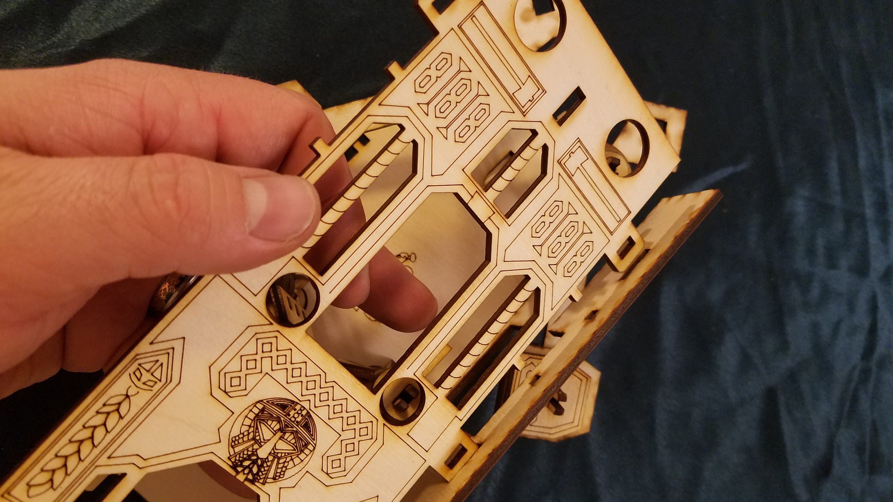 DWARF Dice Tower Swinging Hammers Baruk Etsy