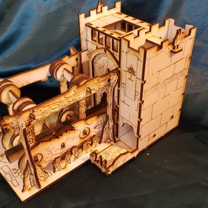 GROND Dice Tower - Functioning Wolf&#39;s Head Ram - Grond will Breach It!  Grond Grond Grond Grond