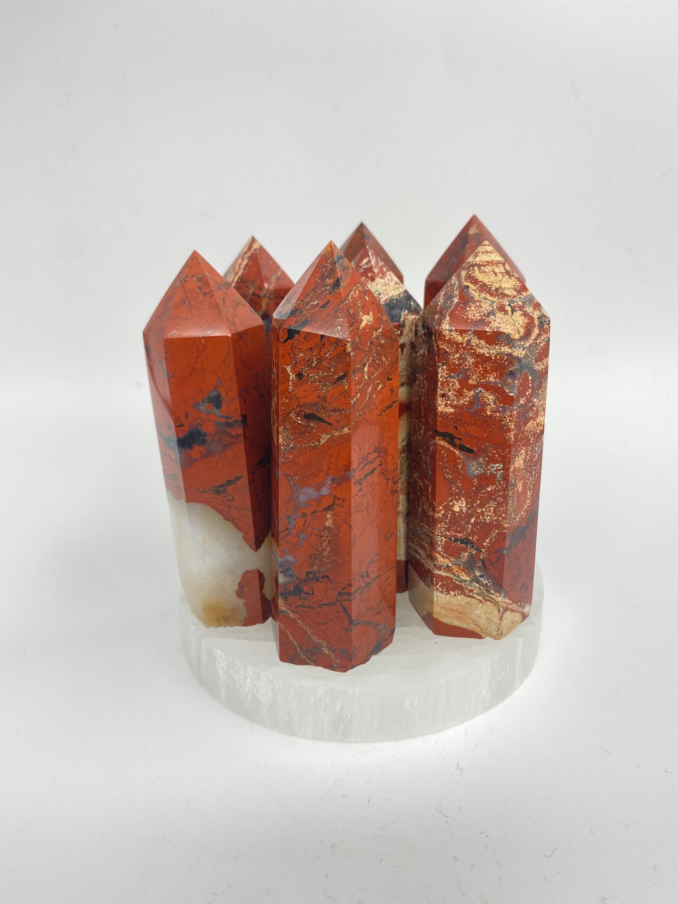 Red Jasper Crystal Tower / Red Jasper Crystal Point / Chakra Etsy