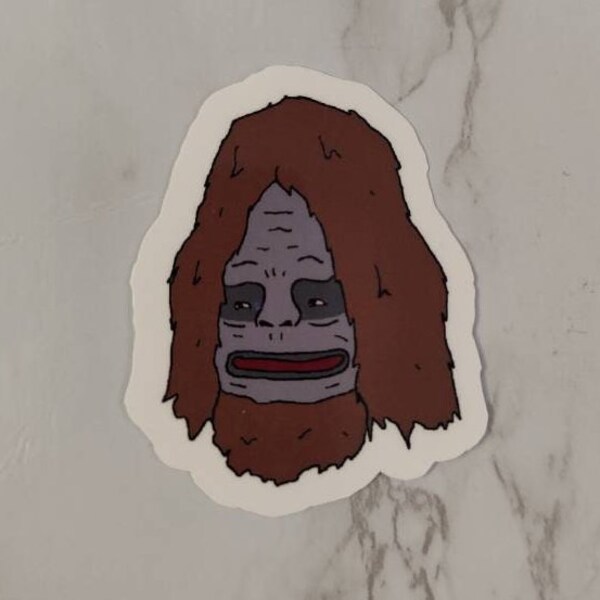 Sassy The Sasquatch Sticker Etsy