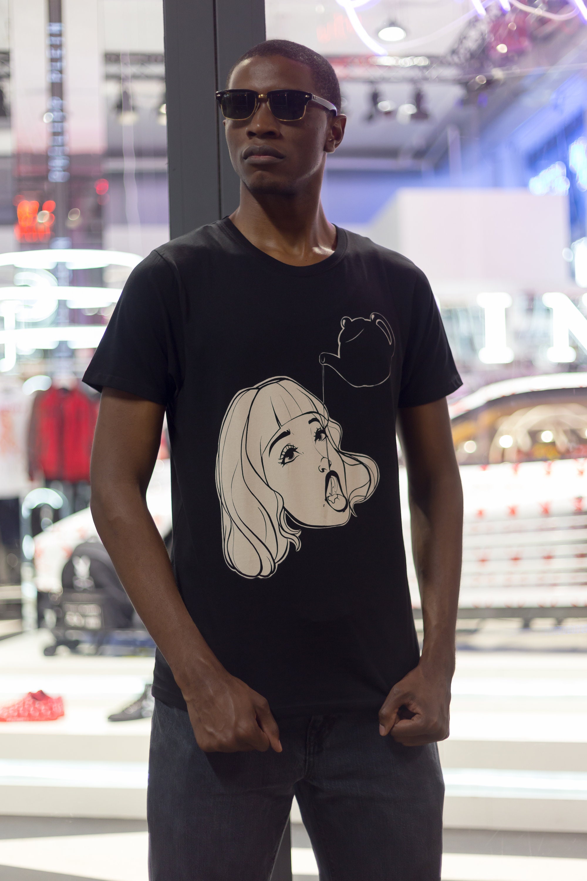 Ahegao face t shirt Clearance