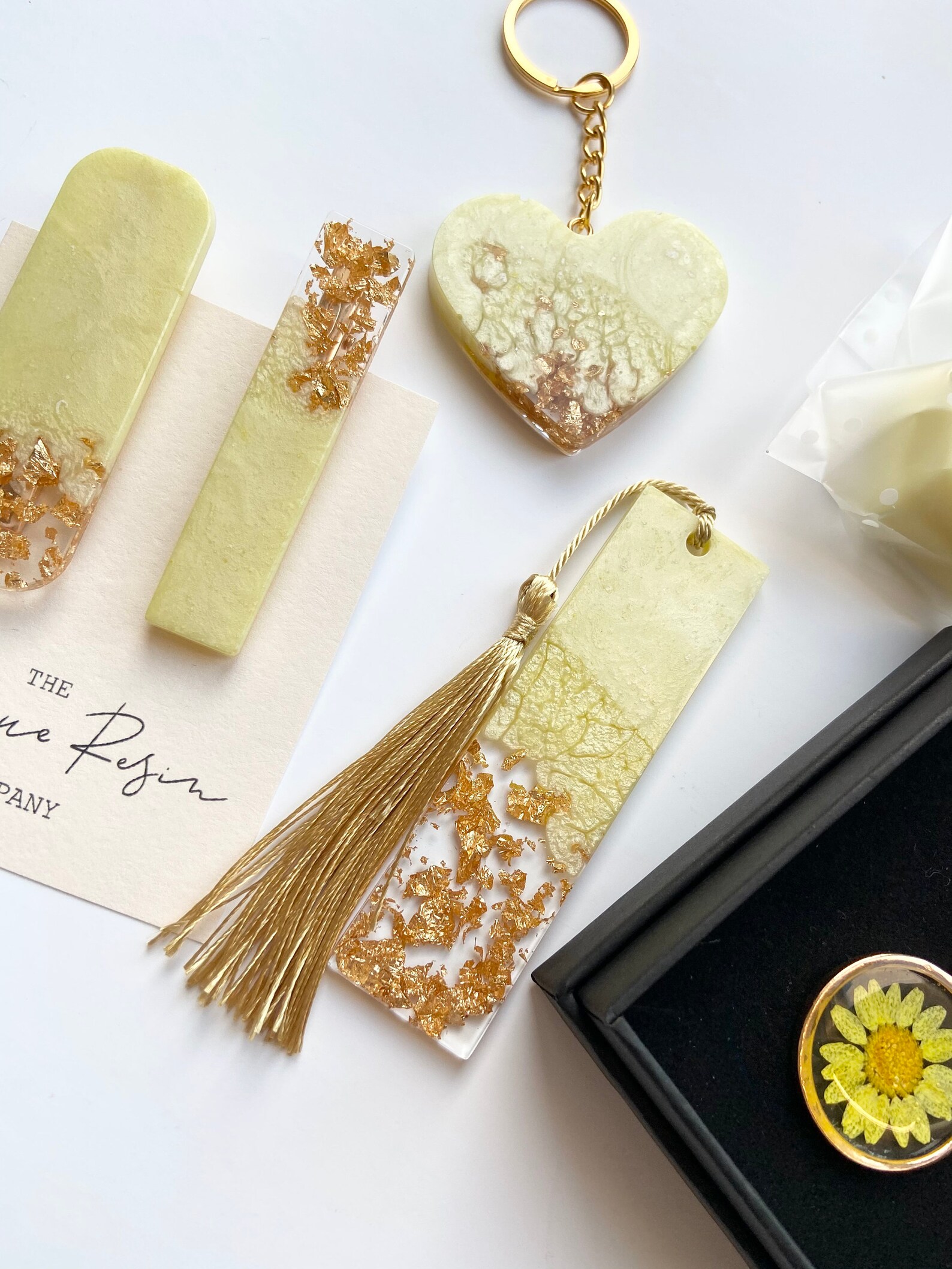 Yellow themed gift set Etsy