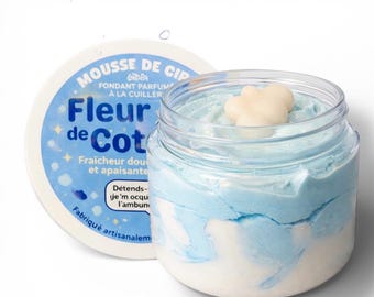 Fondant parfumé mousse de cire Fleur de coton