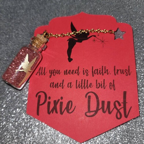 Fairy or Pixie Dust Rainbow in Glass Bottle single Colors or Etsy