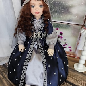 20 inches doll, mihrimah sultan doll,turkish quenn doll, ooak doll, waldorf inspered doll, Art and collectibles , sultana handmade doll