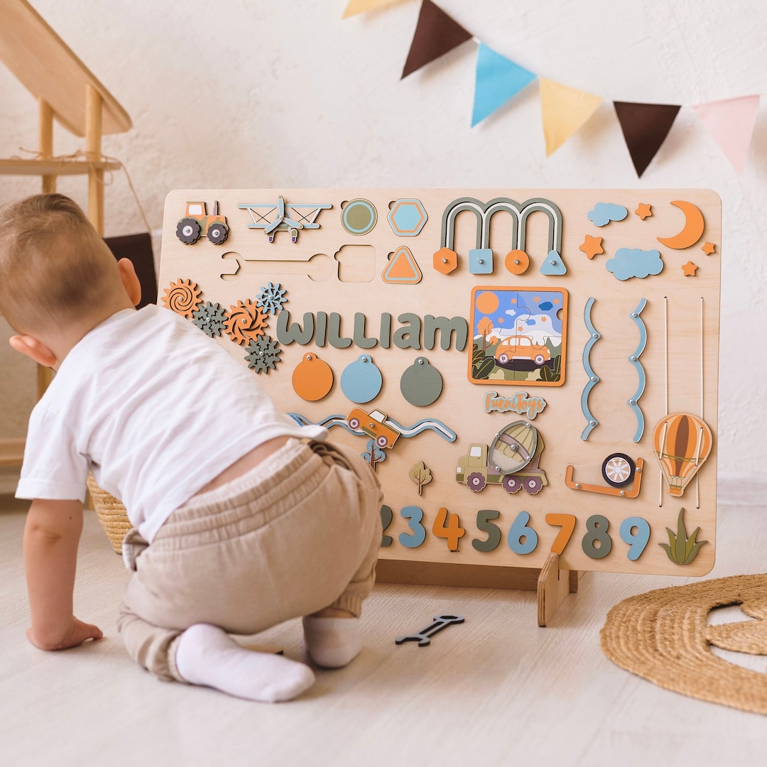 Bigjigs Toys Wildtier-Stapelspielzeug – 12 Holz-Tiere Zum Stapeln, Für Kinder Ab 1 Jahr, Fördert Motorik & Kreativität