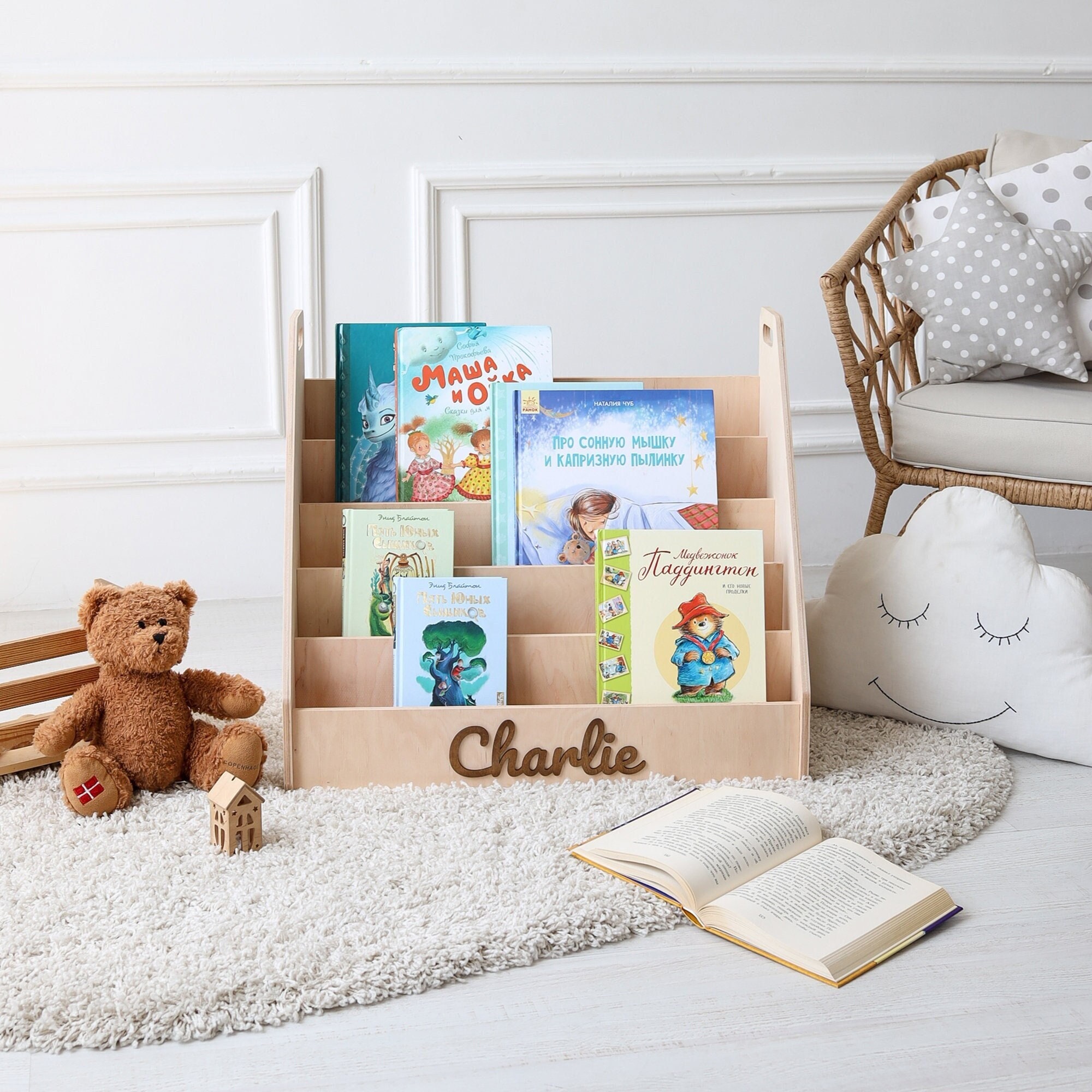 Montessori kids bookshelf montessori bookcase toddler 43 off
