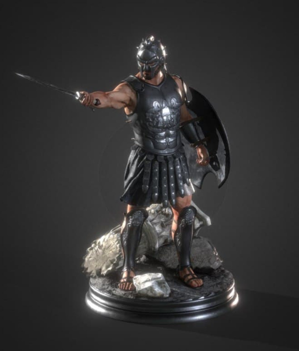 Gladiator Stl 3d model printing Etsy