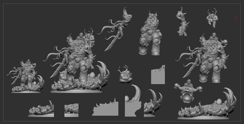 Malleus Warrior stl 3d model printing