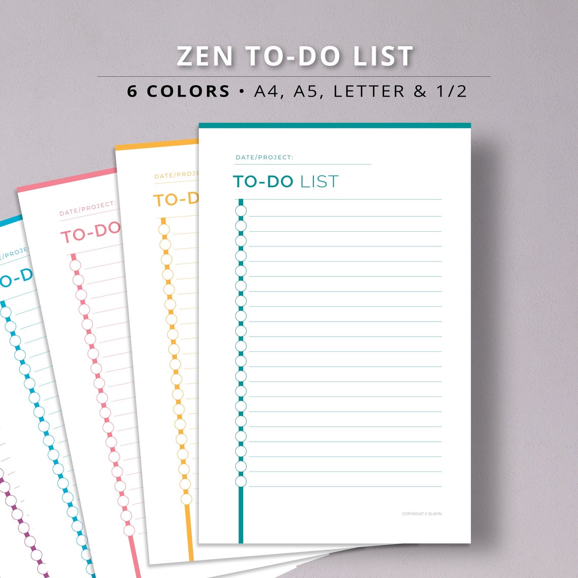 my to do list template