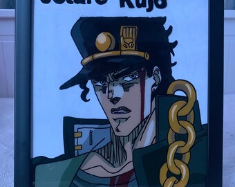 Jotaro Art Etsy jotaro art etsy