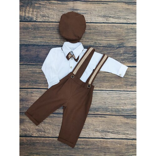 Handmade Brown selling and White Boy Costume/ Photo Costumes