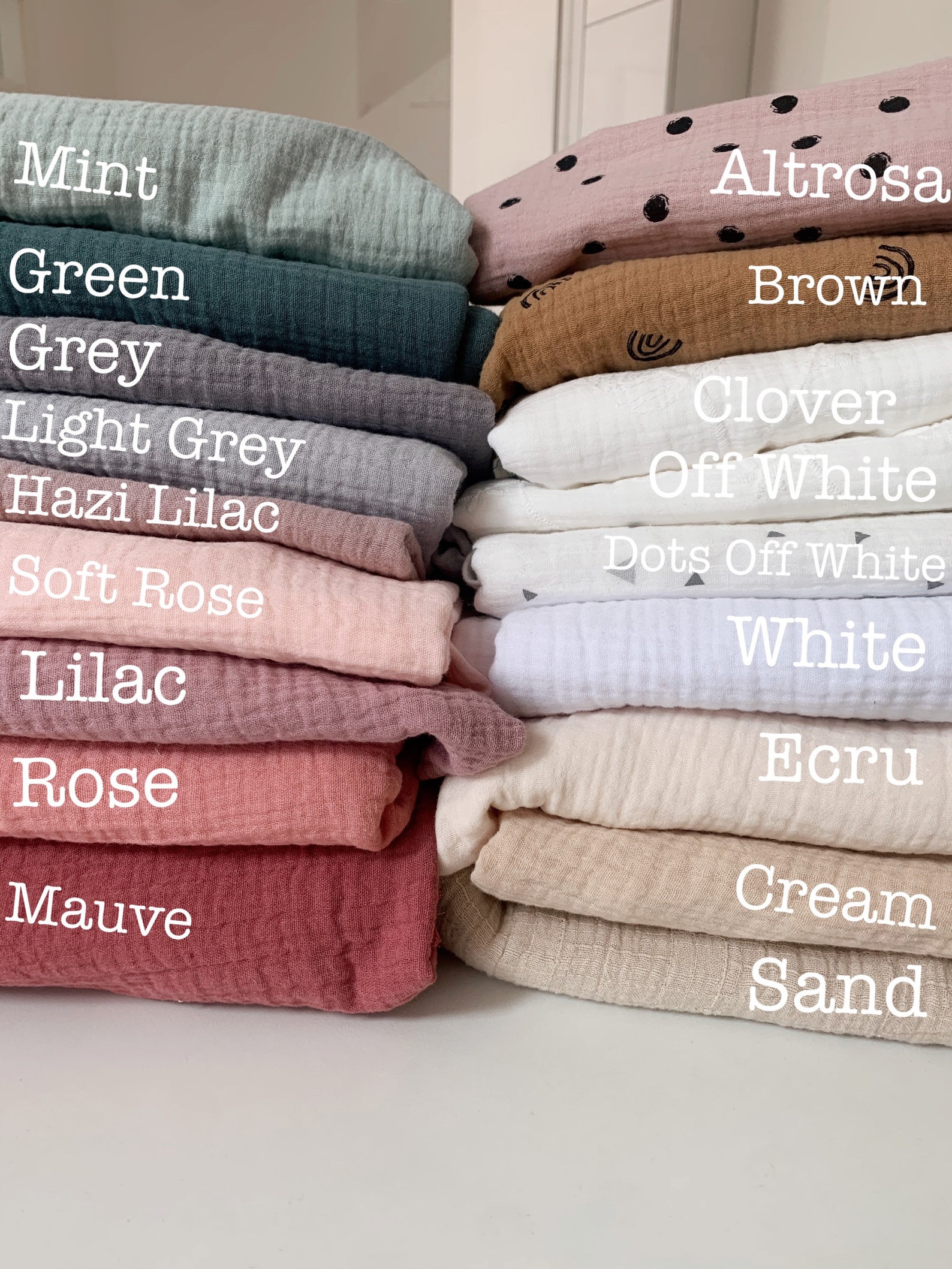 Baby bib organic muslin fabric baby musselin spitting cloth Etsy