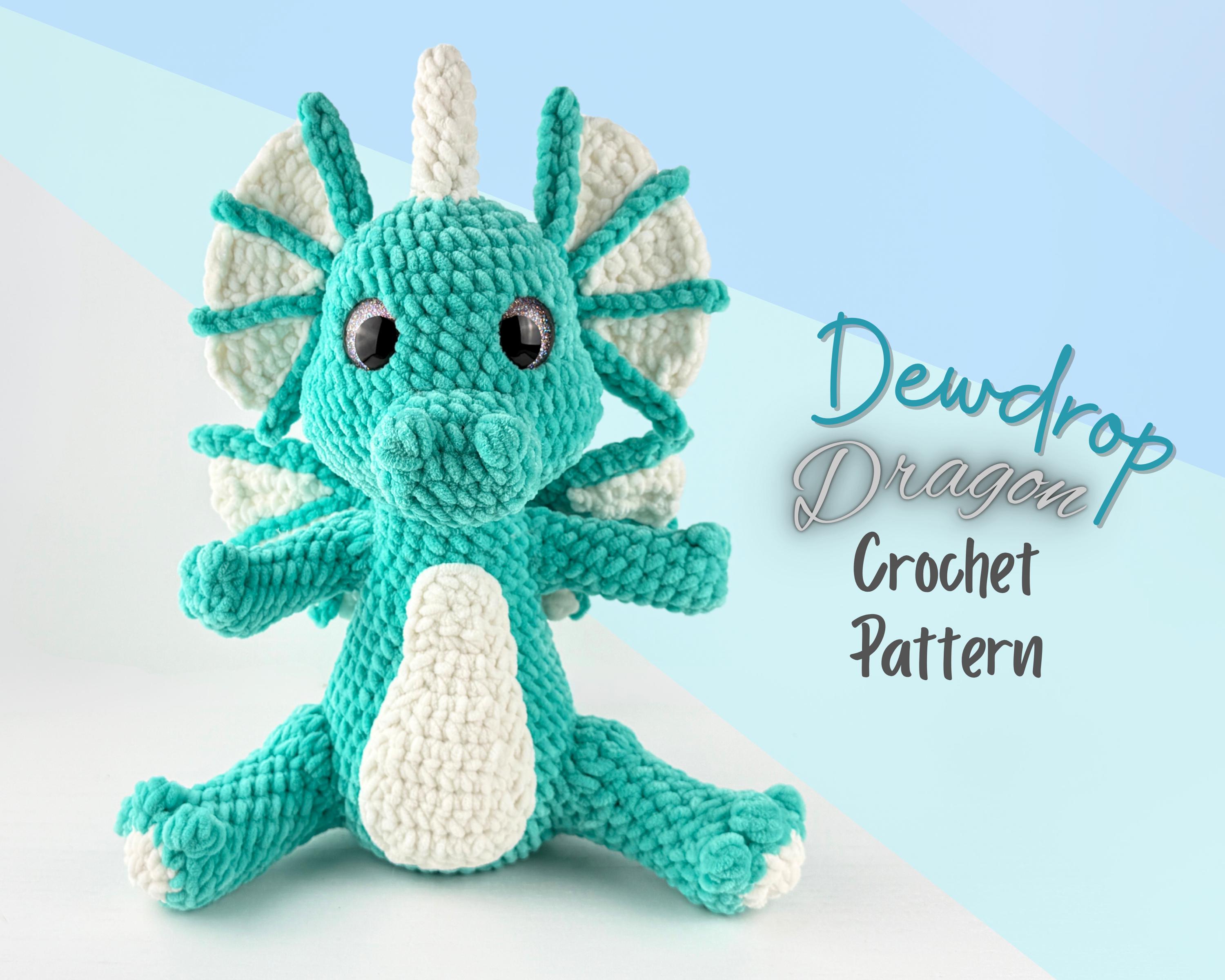 ウォータードラゴンの編み図 | あみぐるみぬいぐるみ PDF - Etsy 日本