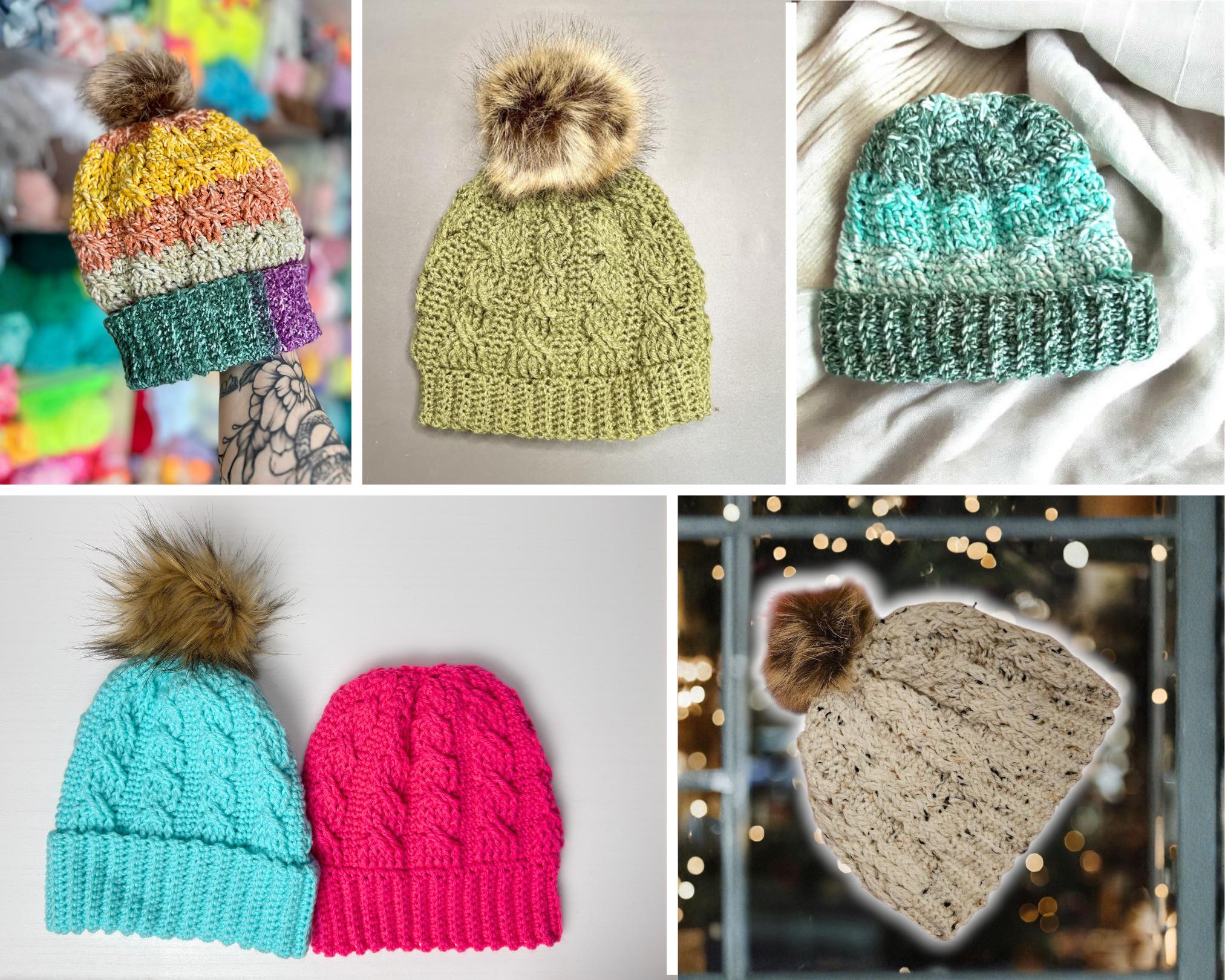 Twisted Cable Beanie Crochet Pattern | Winter Hat Tutorial PDF - Etsy