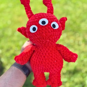 Martian Alien Crochet Amigurumi Stuffed Animal Plushie