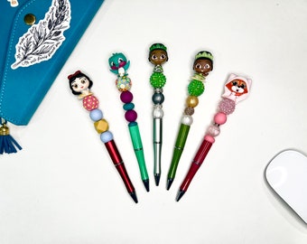 Doorables Beaded Pens, Doorables Pens, Beaded Pens, Fancy Pens, Character Pens, Disney Pens, Disney Doorables