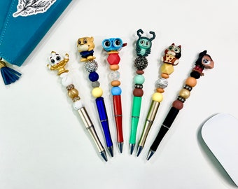 Doorables Beaded Pens, Doorables Pens, Beaded Pens, Fancy Pens, Character Pens, Disney Pens, Disney Doorables