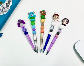 Doorables Beaded Pens, Doorables Pens, Beaded Pens, Fancy Pens, Character Pens, Disney Pens, Disney Doorables