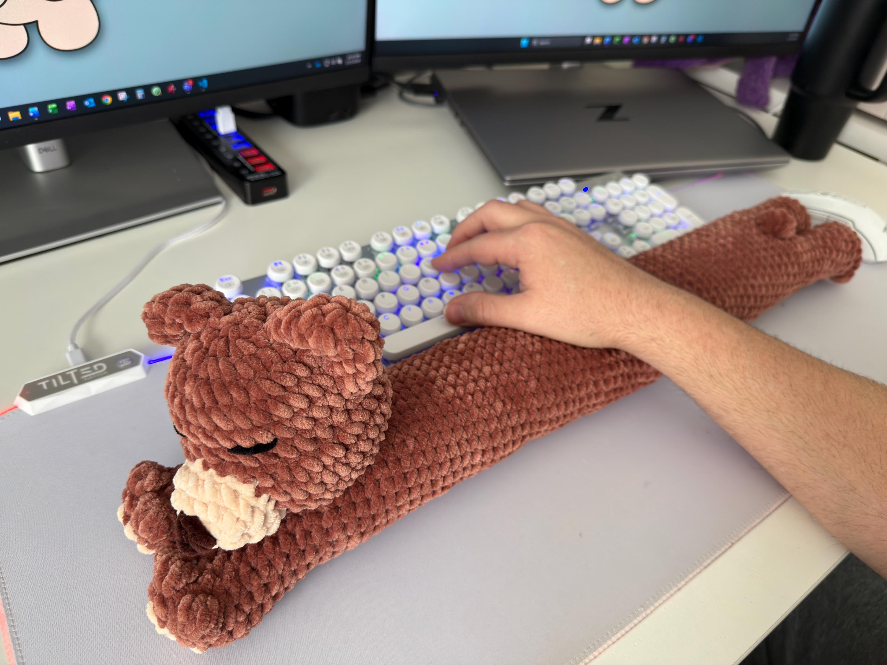 Wrist Rest Crochet Pattern | Sleepy Animal Plushie Bundle | Not AI 100% ...