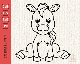 Download Baby Horse Svg Etsy