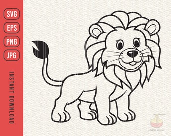 Download Cute Lion Etsy