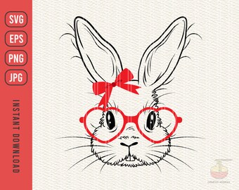 Free Free Free Svg Bunny With Glasses 817 SVG PNG EPS DXF File