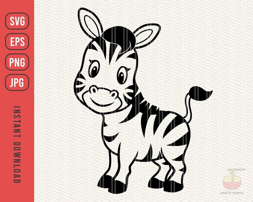 Free Free 258 Baby Zebra Svg SVG PNG EPS DXF File